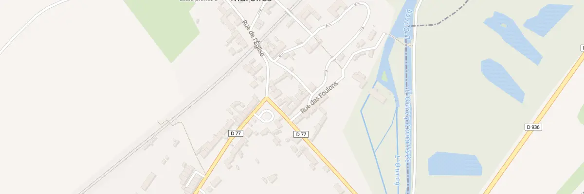 Plan du 3 Rue des Foulons à Marolles