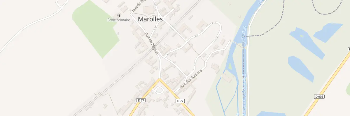 Plan du 2 Rue du Château à Marolles