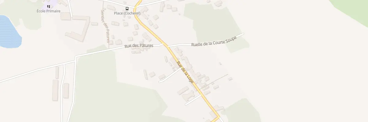 Plan du 13 Rue de la Loge à Cocherel