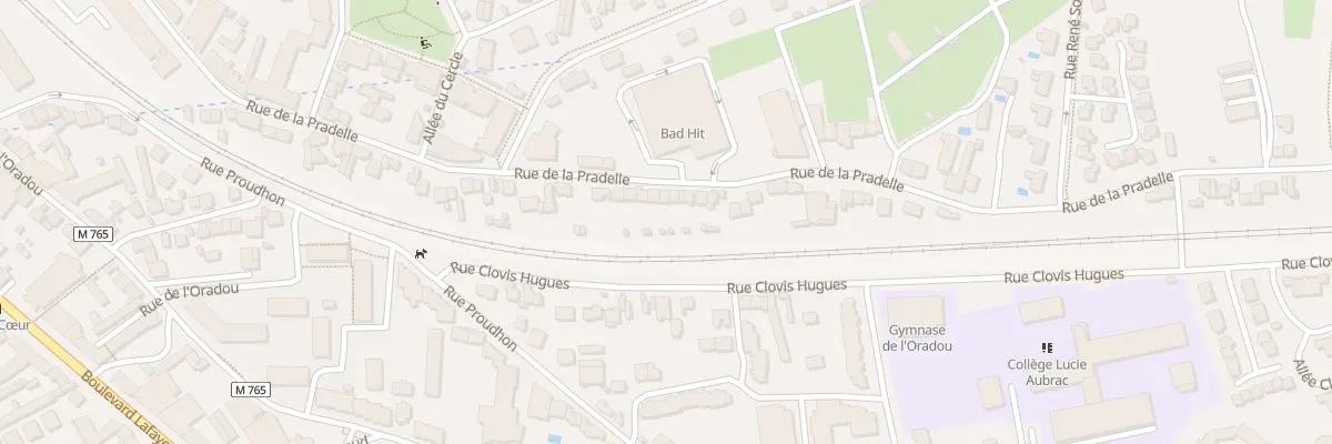 Plan du 108B Rue de la Pradelle à Clermont-Ferrand