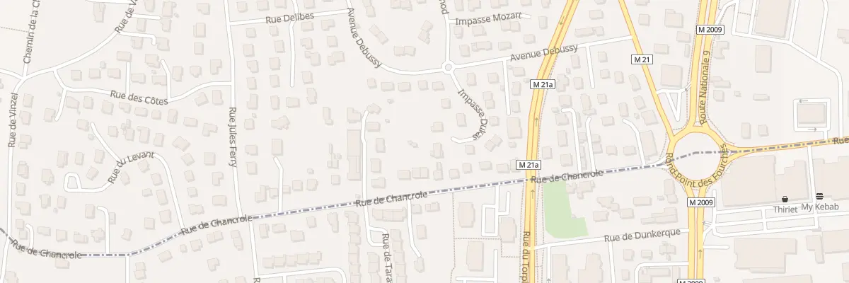 Plan du 28 Rue de Chancrole à Cébazat