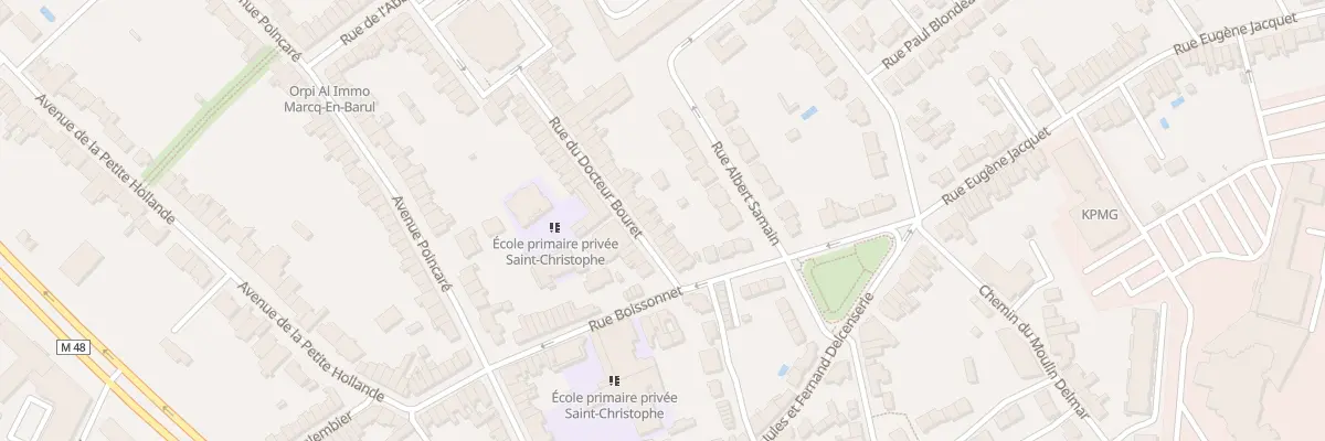 Plan du 35 Rue du Docteur Bouret à Marcq-en-Barœul
