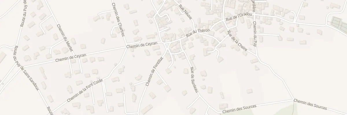 Plan du 5154 Rue de l’Enclos à Saint-Sandoux