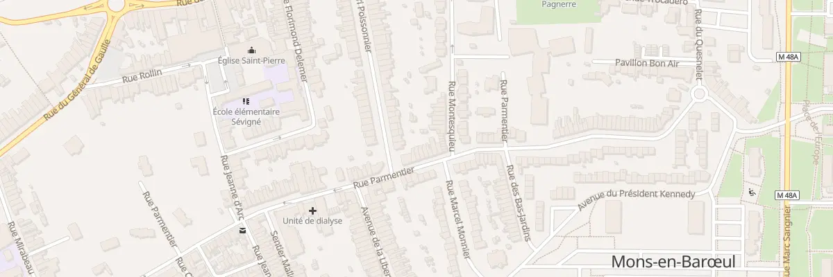Plan du 61 Rue Parmentier à Mons-en-Barœul