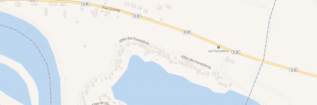 Plan du 25 All des Forestieres à Misy-sur-Yonne