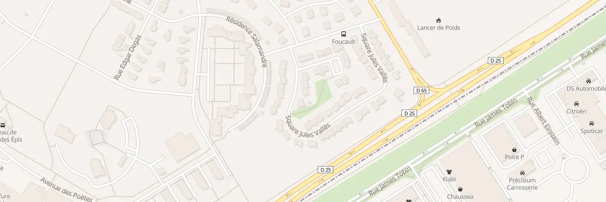 Plan du 916 Sq Jules Vallés à Sin-le-Noble
