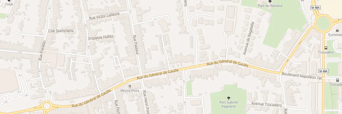 Plan du 209 Rue du Général De Gaulle à Mons-en-Barœul