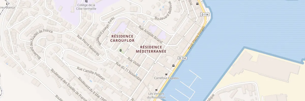 Plan du 31 Rue Louis Pasteur à Port-Vendres