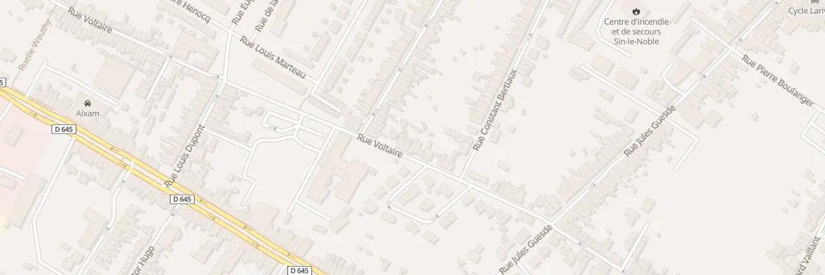 Plan du 178 Rue Voltaire à Sin-le-Noble