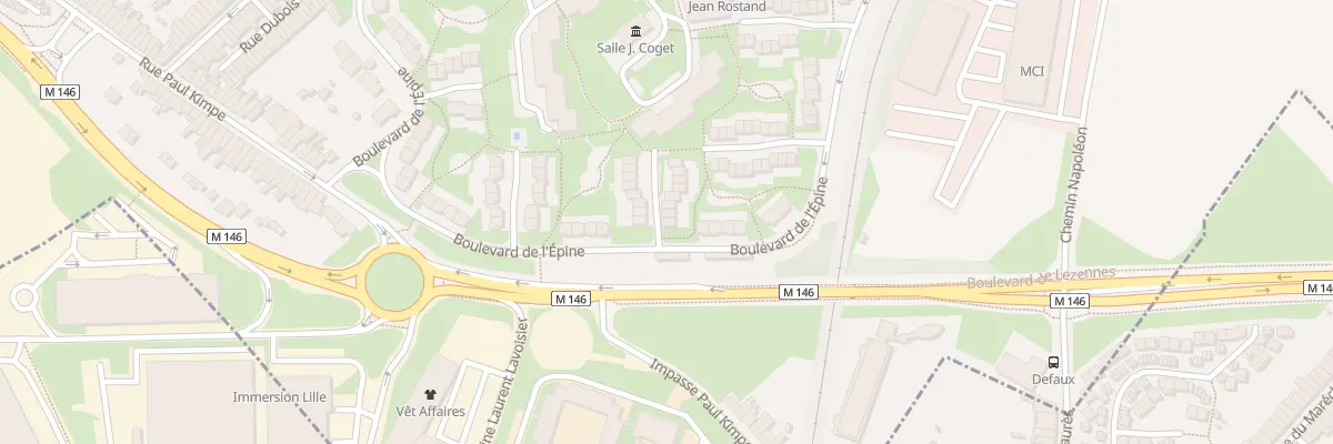 Plan du 2 Imp des Ronces à Lille