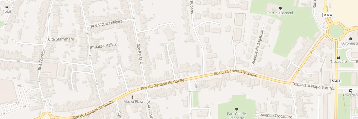 Plan du 211 Rue du Général De Gaulle à Mons-en-Barœul