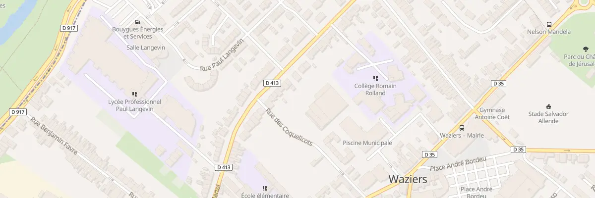 Plan du 59 Rue des Freres Martel à Waziers
