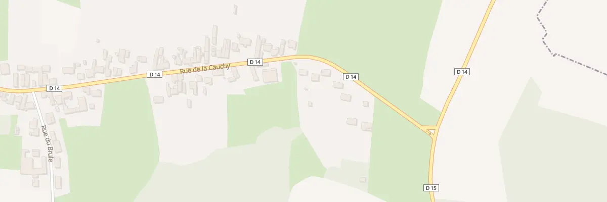 Plan du 30 Rue de la Cauchy à Sauchy-Cauchy