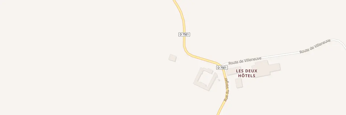 Plan du 1 Rue du Verger à Vanvillé