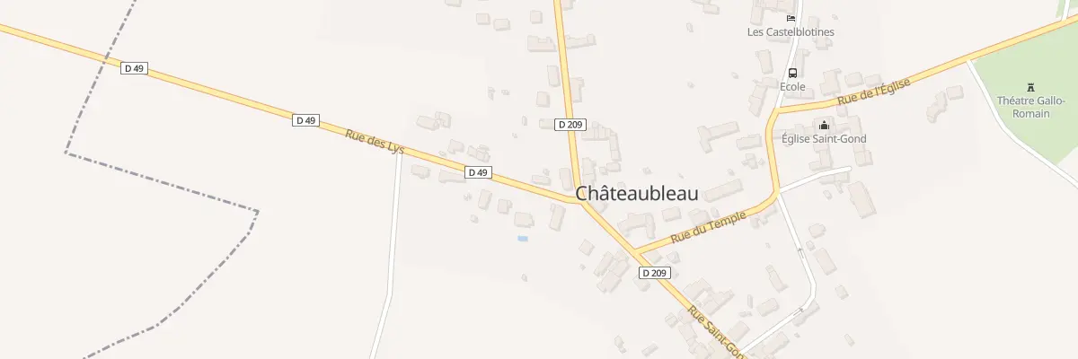 Plan du 4 Rue des Lys à Châteaubleau