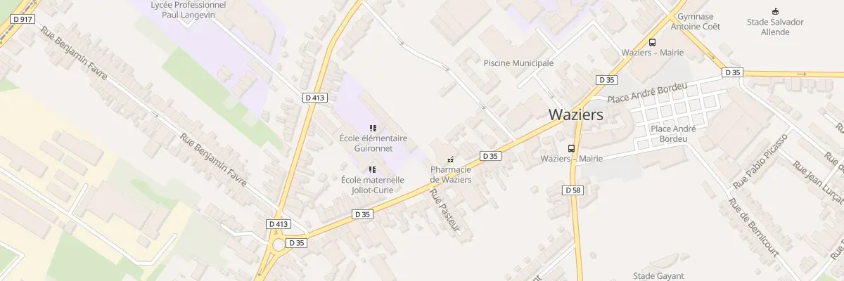 Plan du 76 Rue Pasteur à Waziers