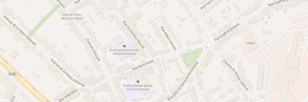 Plan du 43 Rue du Docteur Bouret à Marcq-en-Barœul