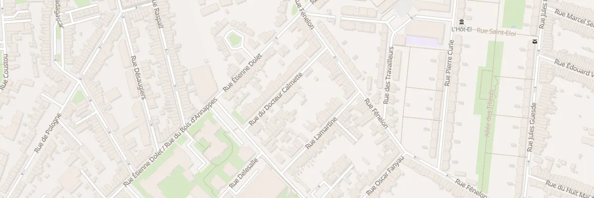 Plan du 30 Rue du Docteur Calmette à Lille