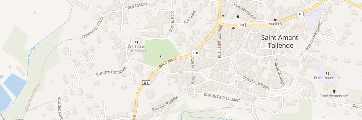 Plan du 23 Rue Pascal à Saint-Amant-Tallende