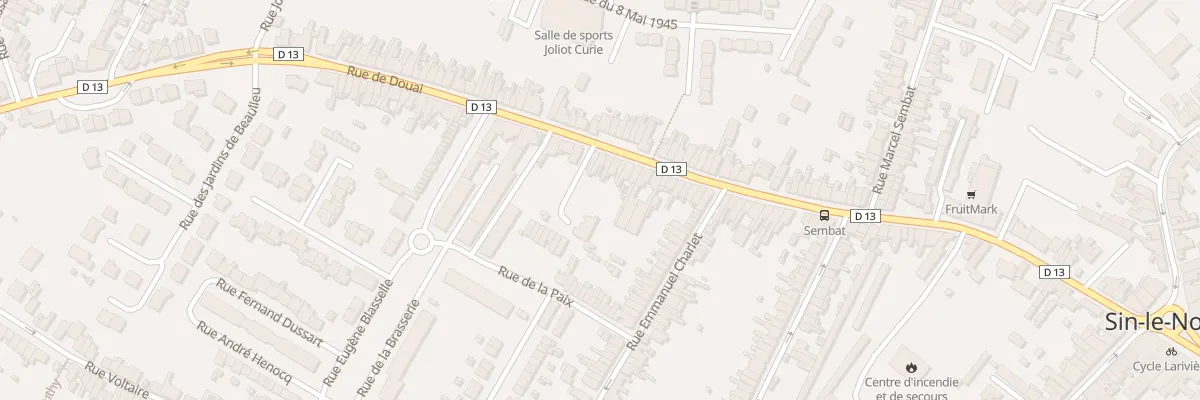 Plan du 421 Rue de Douai à Sin-le-Noble