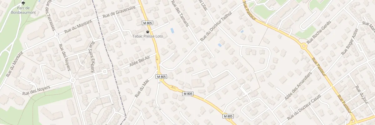 Plan du 10 Rue du Docteur Teilhol à Aubière