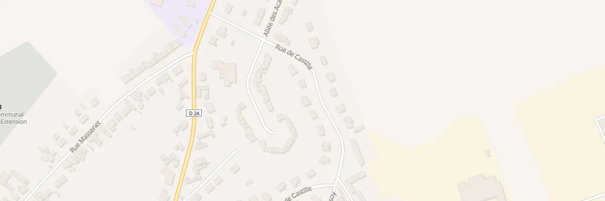 Plan du 8 Rue de Castille à Roisel