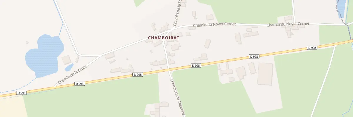 Plan du 2 Rue des Marronniers Chamboirat à Ébreuil