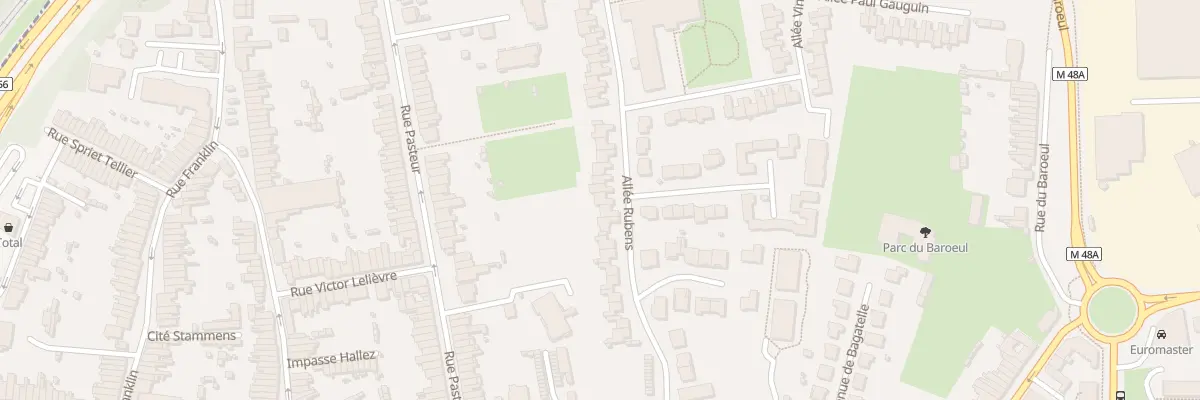 Plan du 21 All Rubens à Mons-en-Barœul