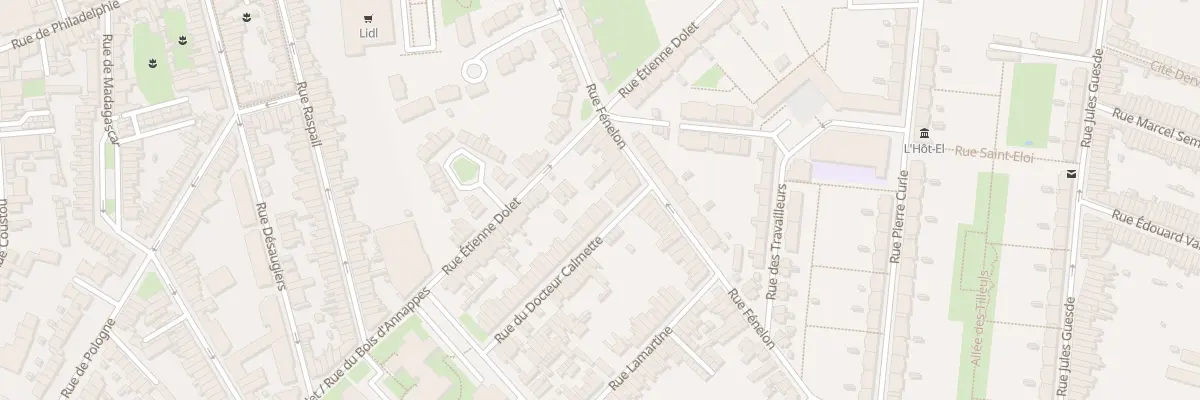Plan du 49 Rue du Docteur Calmette à Lille
