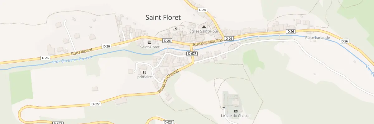 Plan du 9008 Rue de la Pède à Saint-Floret
