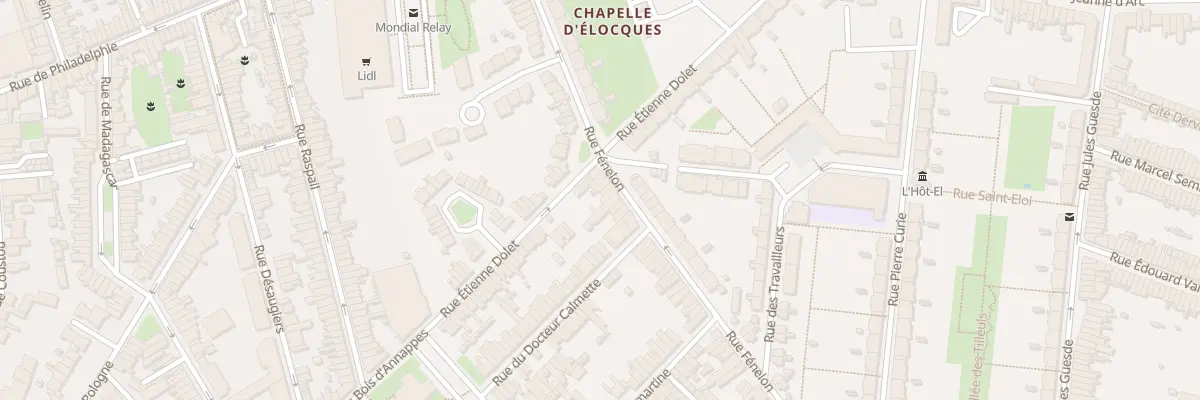 Plan du 169 Rue Fenelon Hellemmes à Lille