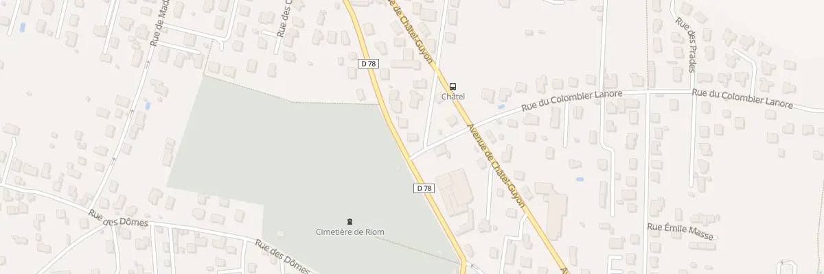 Plan du 9 Rue des Charmettes à Riom