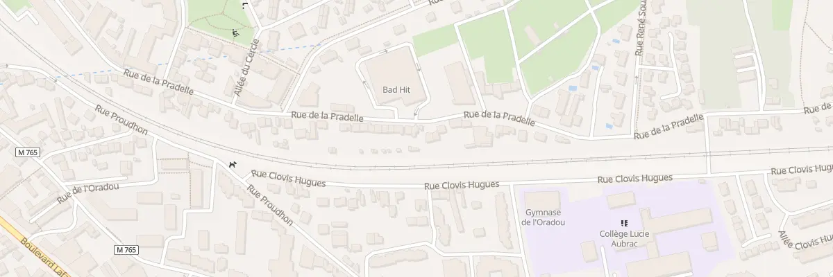 Plan du 116 Rue de la Pradelle à Clermont-Ferrand