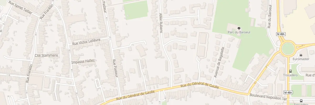 Plan du 3 All Rubens à Mons-en-Barœul