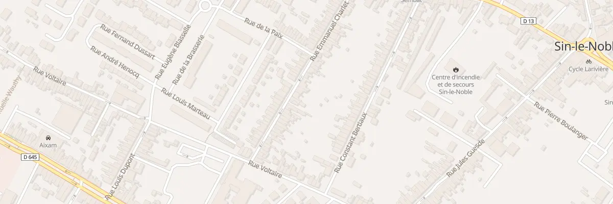 Plan du 199 Rue Emmanuel Charlet à Sin-le-Noble