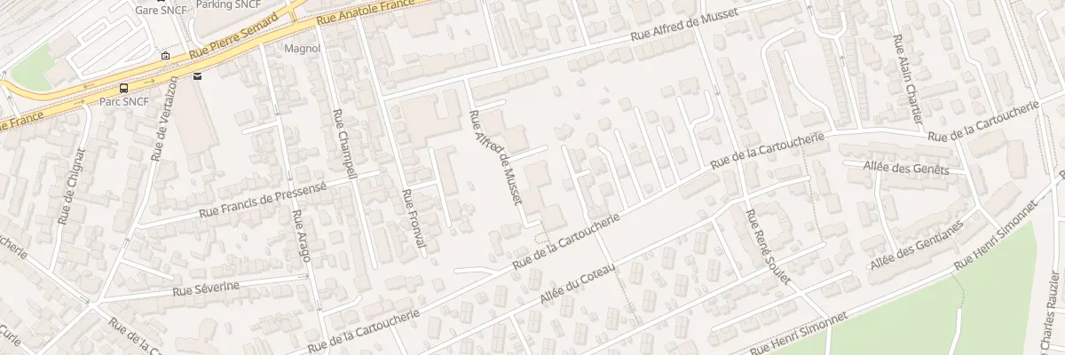 Plan du 24 Rue Alfred de Musset à Clermont-Ferrand