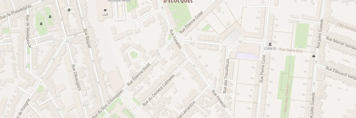 Plan du 161 Rue Fenelon Hellemmes à Lille