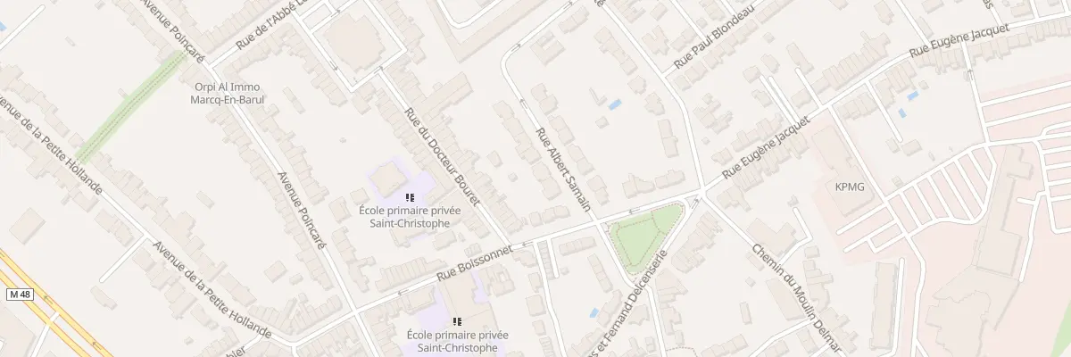 Plan du 26 Rue Albert Samain à Marcq-en-Barœul