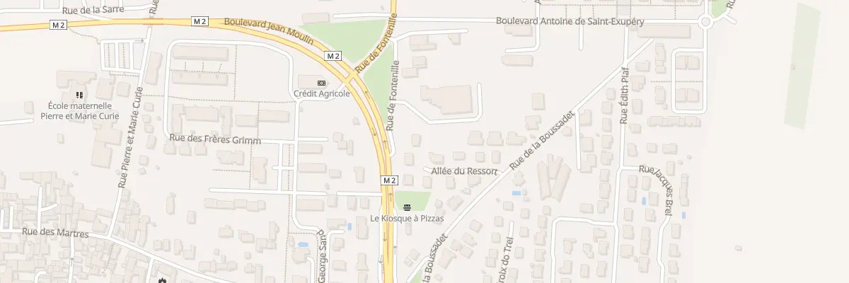 Plan du 20 Rue de Fontenille à Cébazat