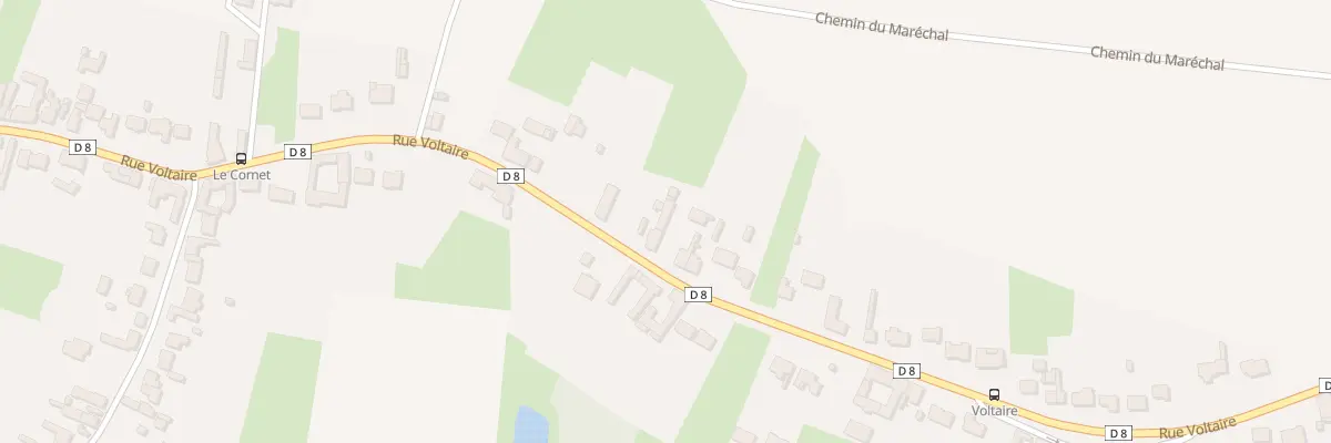 Plan du 588 Rue Voltaire à Raimbeaucourt