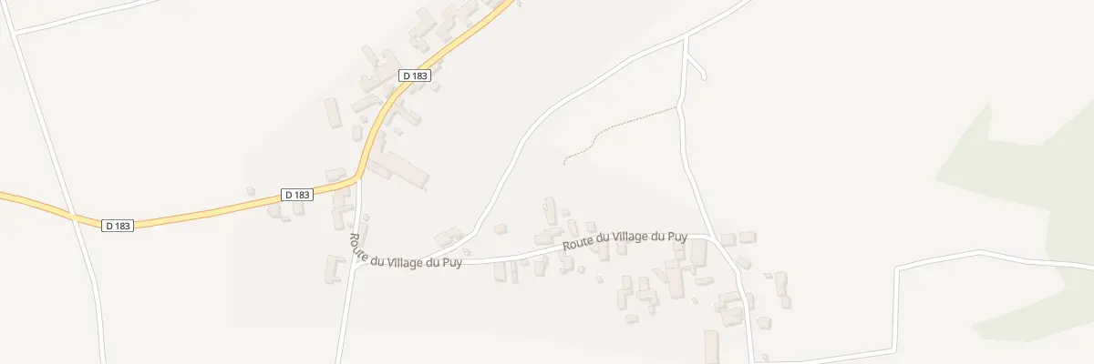 Plan du 13 Che du Village du Puy à Naves