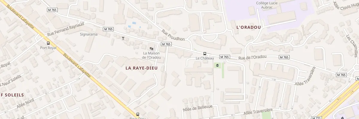 Plan du 102 Rue de l’Oradou à Clermont-Ferrand