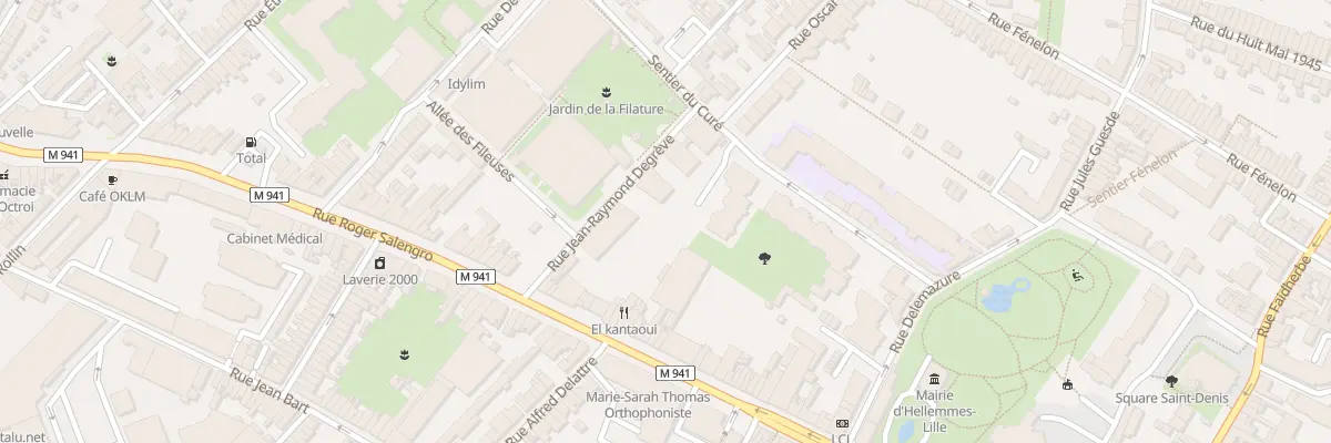 Plan du 53 Rue Roger Salengro à Lille