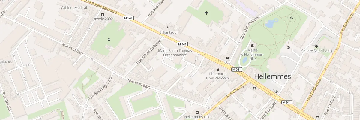 Plan du 132 Rue Roger Salengro à Lille