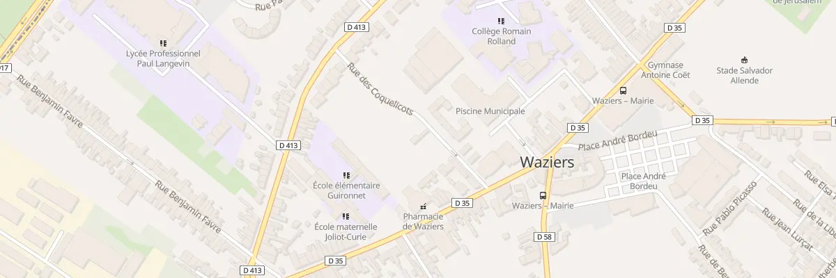 Plan du 66B Rue Pasteur à Waziers
