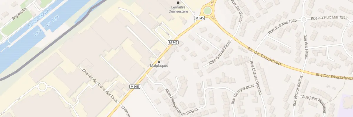 Plan du 365 Rue de la Lys à Halluin