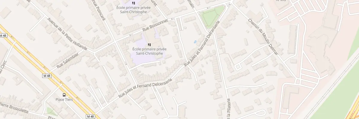 Plan du 48 Rue Jules Delcenserie à Marcq-en-Barœul