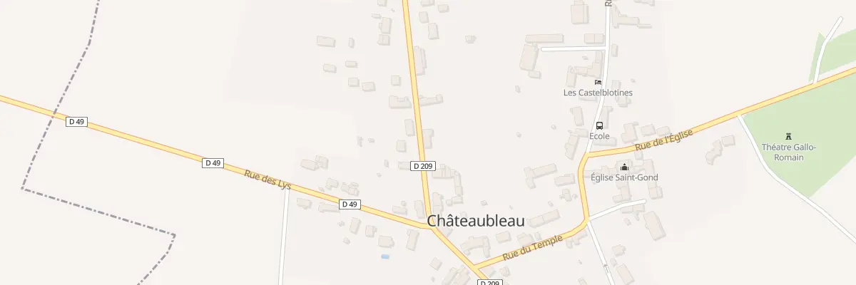 Plan du 19 Rue Saint Gond à Châteaubleau