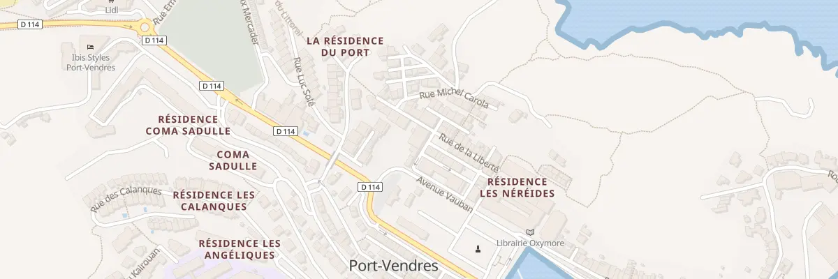 Plan du 25 Rue de la Liberte à Port-Vendres