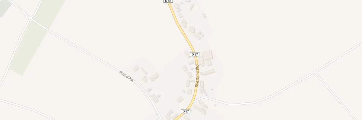 Plan du 33 Rue St Eloi à Pœuilly